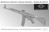 German Sport Guns Gmbh GSG-StG44Das Sturmgewehr 44 ist eine automatische Waffe, die bei der deutschen Wehrmacht im Jahr 1943 eingeführt wurde. Es beeinflusste viele Sturmgewehr-Konstruktionen