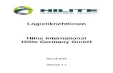 Logistikrichtlinien Hilite International Hilite Germany GmbH 2019. 5. 23. · Logistikrichtlinie Anlage P5_VA02_AN06-01 Stand: 2019/Version 1.1 28.02.2019 Erstellt: M. Müller Seite