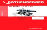 ROWELD P 110 - Rothenberger...16 Spannstift DIN 7346 4x20 spring pin DIN 7346 4x20 2 L80042 18 Schraube DIN912 M4x25 VZ. screw DIN912 M4x25 VZ. 2 L80093 19 Schraube DIN912 M5x40 VZ.