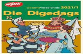 Gesamtverzeichnis 2021/1 Die Digedags · 2020. 12. 3. · – vom Knopfannähen bis zur Erfindung der Pickelhaube. TaschenMosaik 29 ISBN 978-3-7302-2043-6 29 Band 29 TaschenMosaik