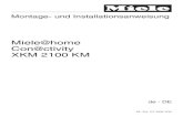 XKM 2100 de - Miele · 2013. 6. 27. · Installationshinweise und -voraussetzungen – muss in jedem kommunikationsfähigen Hausgerät eingebaut sein – muss mit einem Kommunikationsmodul
