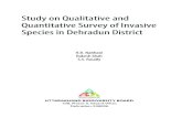 Study on Qualitative Booklet-Revised10June2017 · 2017. 12. 6. · Study on Qualitative and Quantitative Survey of Invasive Species in Dehradun District H.B. Naithani Rakesh Shah