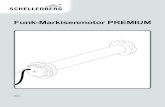 Funk-Markisenmotor PREMIUM · Funkanlagenrichtlinie (RED) 2014/53/EU RoHS-Richtlinie 2011/65/EU TECHNISCHE DATEN Spannungsversorgung 230 V / 50 Hz Ø-Markisenwelle 78 mm Max. Drehmoment