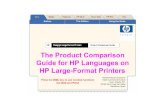HP Design Jet Comparison Guide - LPRng• HP DesignJet plotter • HP DesignJet 200, 220, 230, 250C, 330, 350C, 600, 650C and 750C plotters • HP DraftMaster Series plotters (SX,