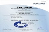 Zertifikat Sick 1725 07 IN40E0101K Deutsch