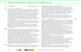 Transkript zum Lehrbuch - klett-sprachen.de