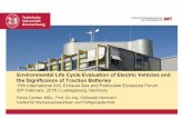 Environmental Life Cycle Evaluation of Electric Vehicles ...
