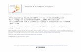 Evaluating Suitability of Glutaraldehyde Tanning in ...