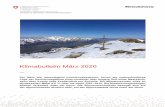 Klimabulletin März 2020 - MeteoSchweiz