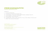 PRESSEMAPPE - Goethe
