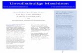 Unvollständige Maschinen nach Maschinenrichtlinie 2006/42/EG