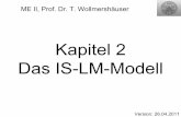 Kapitel 2 Das IS-LM-Modell