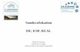 Sonderallokation HU, ESP, REAL - Nierentransplantation