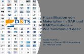 Klassifikation von Materialien in SAP und PARTsolutions ...