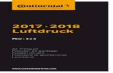 2017 ·2018 Luftdruck - Continental Tires