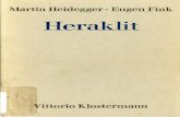 Martin Heidegger-Eugen Fink Heraklit