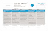 Surgical Safety checkliSt - Hirslanden