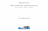 Bernhard Guttmann: Nachlass im Institut für ...
