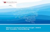 Wasserwirtschaftsstrategie 2025 des Landes Vorarlberg