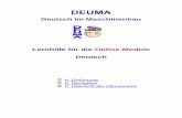 Lernhilfe für die Online-Module Deutsch