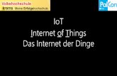 IoT Internet of Things Das Internet der Dinge