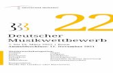Ausschreibung 2022 fertig - Deutscher Musikwettbewerb