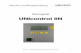 UNIcontrol 8N - UNIVENT