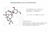 Totalsynthese von (+)-Tetronolid