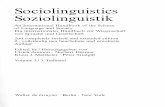Sociolinguistics Soziolinguistik - GBV