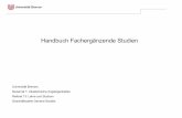 Handbuch Fachergänzende Studien