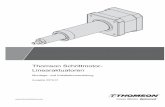 Thomson Schrittmotor- Linearaktuatoren