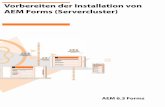 Vorbereiten der Installation von AEM Forms (Servercluster)