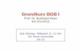 Grundkurs BGB I - Heidelberg University