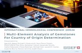 Multi-Element Analysis of Gemstones For Country of Origin ...