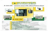 K 430 CNC - unsere neue CNC-Abrichtmaschine