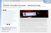 MSM Studio Group - Mastering