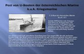 Post von U-Booten der österreichischen Marine k.u.k ...