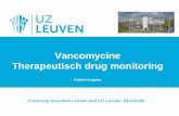 Vancomycine Therapeutisch drug monitoring