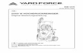 Original-Bedienungsanleitung - Yard Force