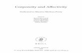 Corporeity and Affectivity - SIF Praha