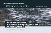 audiotranskription Praxisbuch 8. Auflage