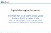 Digitalisierung im Bauwesen - TU Wien