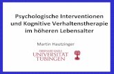 Psychologische Interventionen und Kognitive