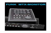 FUNK MTX-MONITOR - Funk Tonstudiotechnik