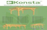 Montageanleitung für Holzkonstruktionen