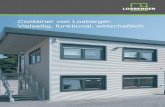 Container von Losberger: Vielseitig, funktional ...
