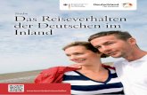 Studie Das Reiseverhalten der Deutschen im Inland