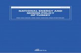 NATIONAL ENERGY AND MINING POLICY OF TURKEY