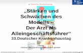 „Stärken und - Deutscher Krankenhaustag