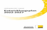 UNIVERSITÄT GRAZ Entwicklungsplan 2022-2027